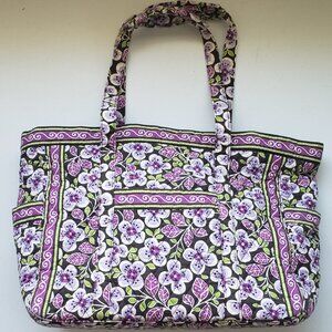 Vera Bradley Carry-On-Tote plum Petals